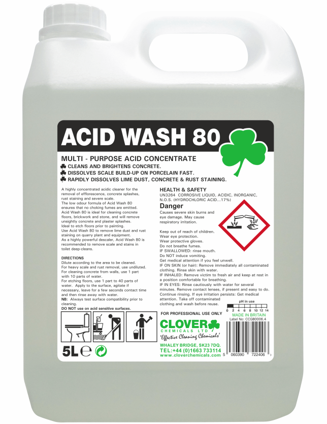 Acid Wash 80 Extra Strong Acidic Cleaner