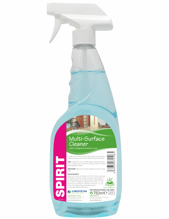 Clover Spirit RTU  Fragrant Multi Surface Cleaner 750ml trigger [450]